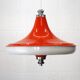 Lampe vintage de Massive Belgium, couleur orange/blanc/chrome - Belgique 1977