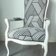 Fauteuil Voltaire entièrement restauré