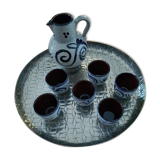 Ensemble pichet et 6 bolées