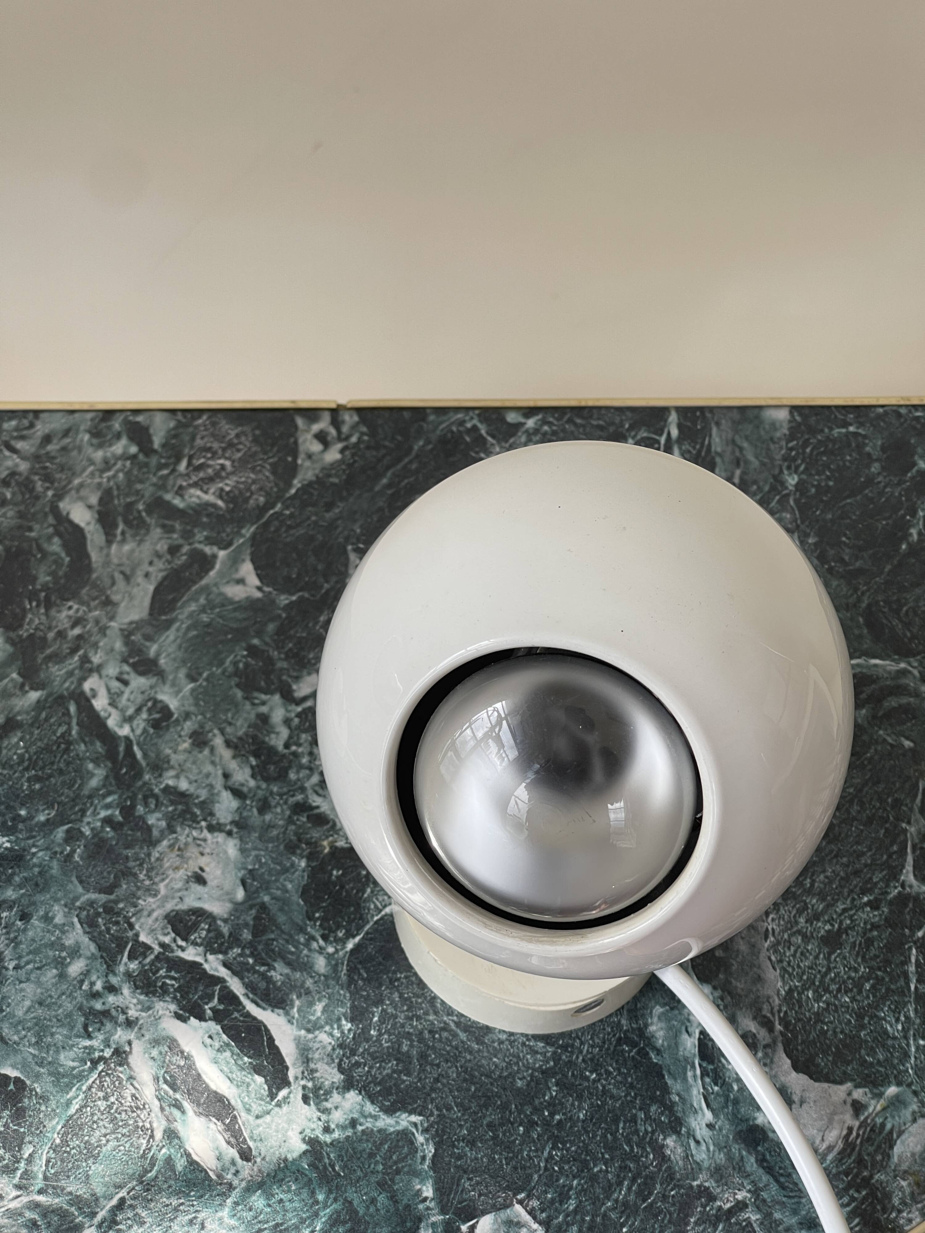 Pair of 1960s eyeball wall lights