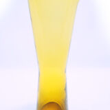 Scandinavian yellow glass pitcher