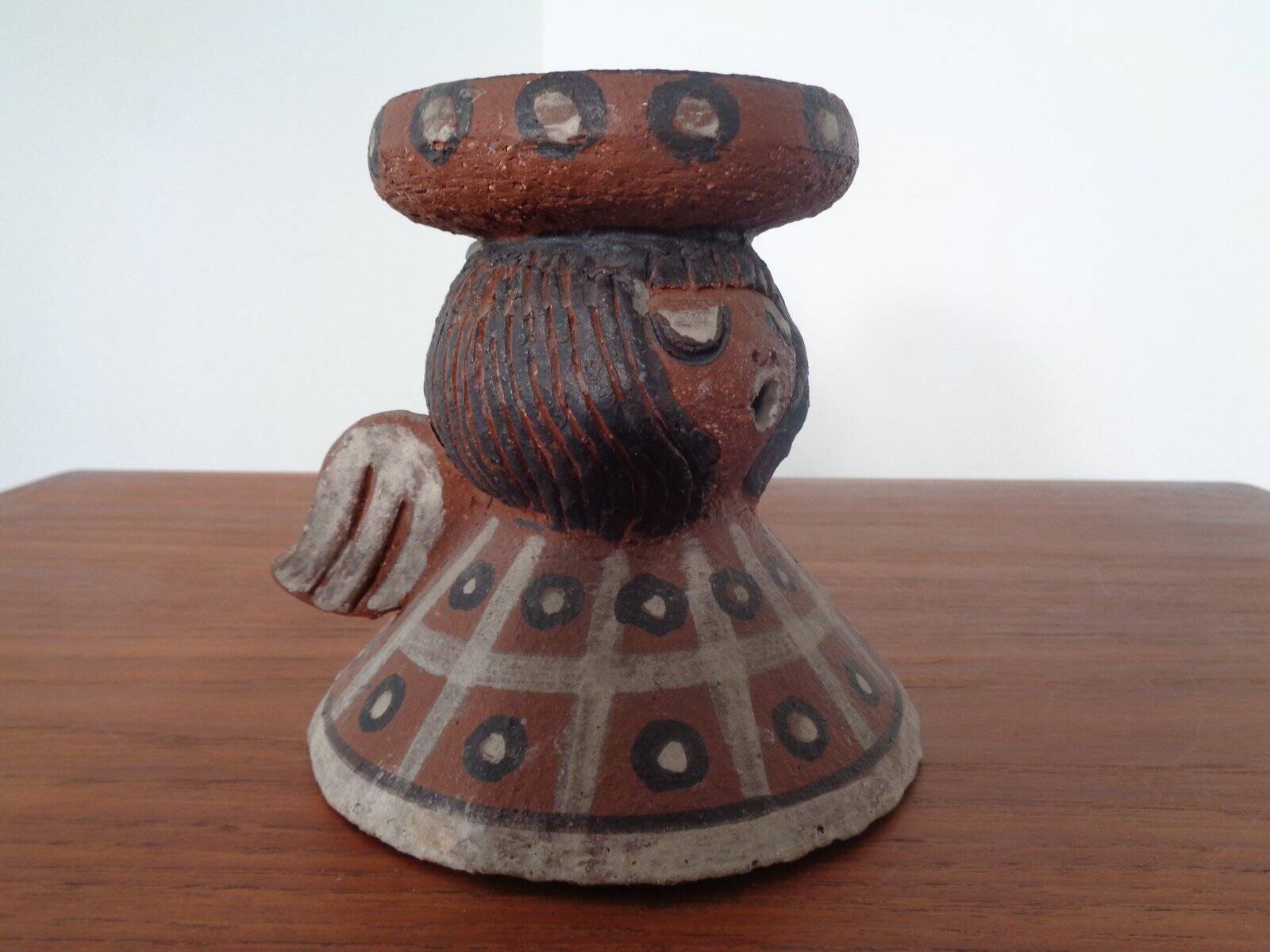 Mid-Century Ceramic Angel Candleholder by Gerhard Liebenthron, 1970s