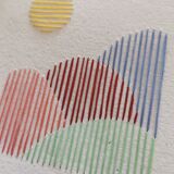 Embroidery on recycled paper