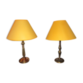 2 lampes de chevet