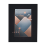 Poster Horizons Terracotta