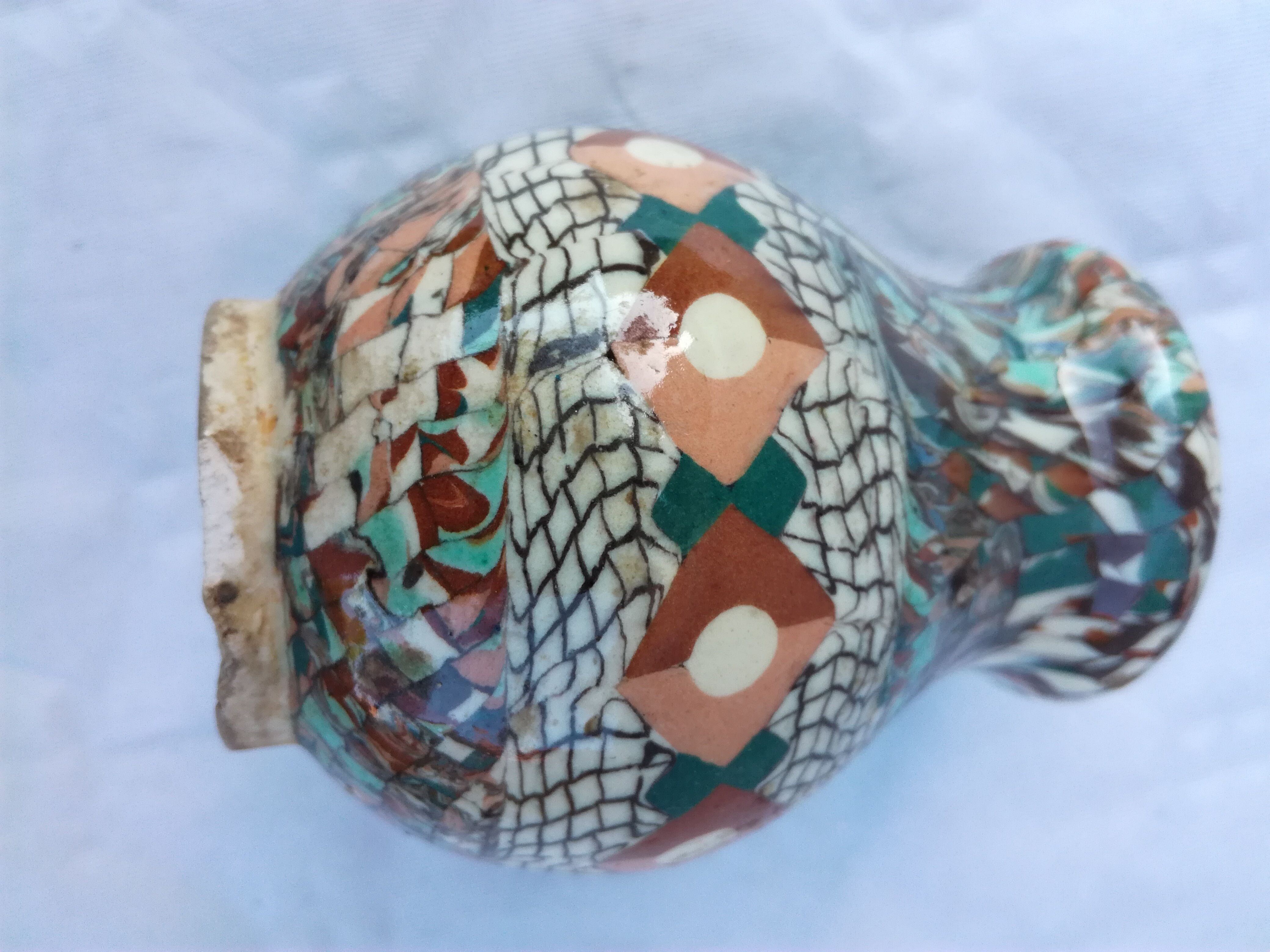 Vallauris vase signed Jean gerbino