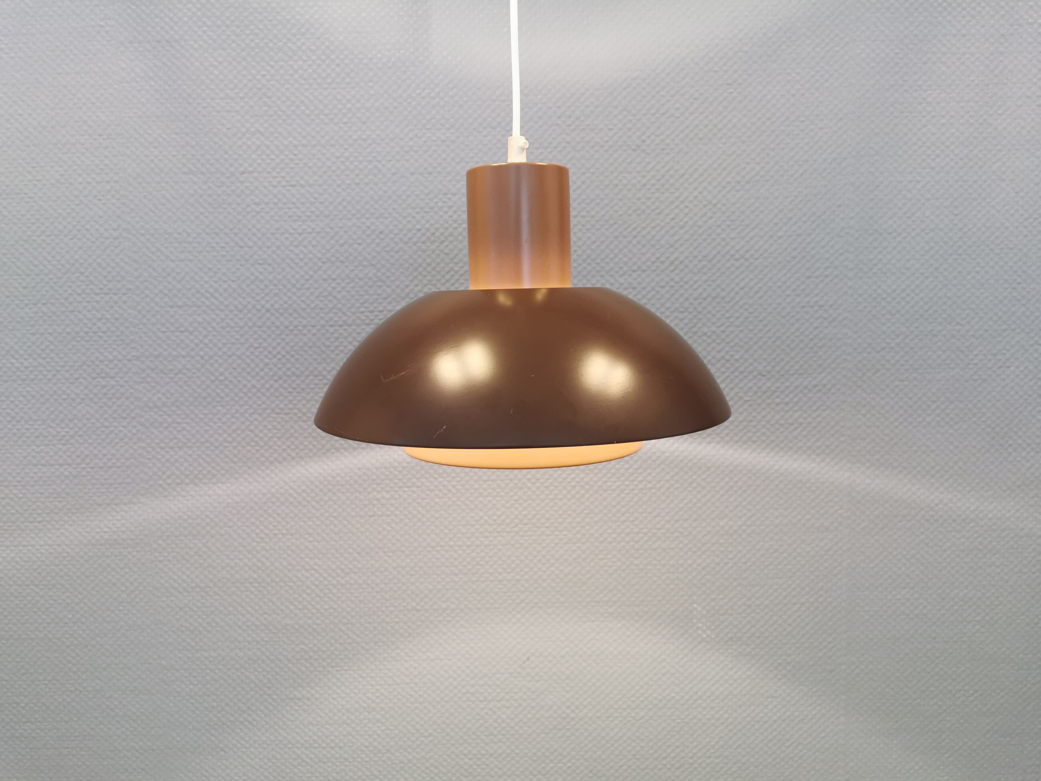 Hanging lamp, designed by Jo Hammerborg model Lakaj, produced by Fog & Mørup Denmark in 1977