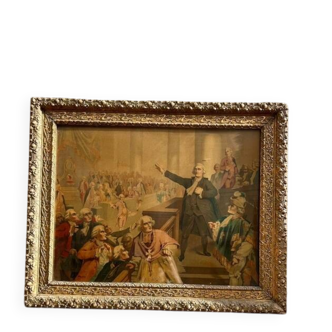 Framed reproduction of the Tennis Court Oath