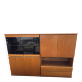 Meuble de rangement modulaire en bois - années 70-80