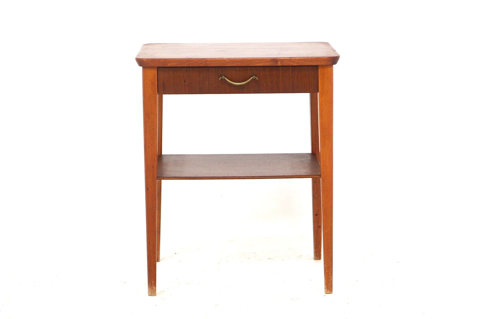 Mahogany bedside table, Sweden, 1950