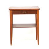 Mahogany bedside table, Sweden, 1950