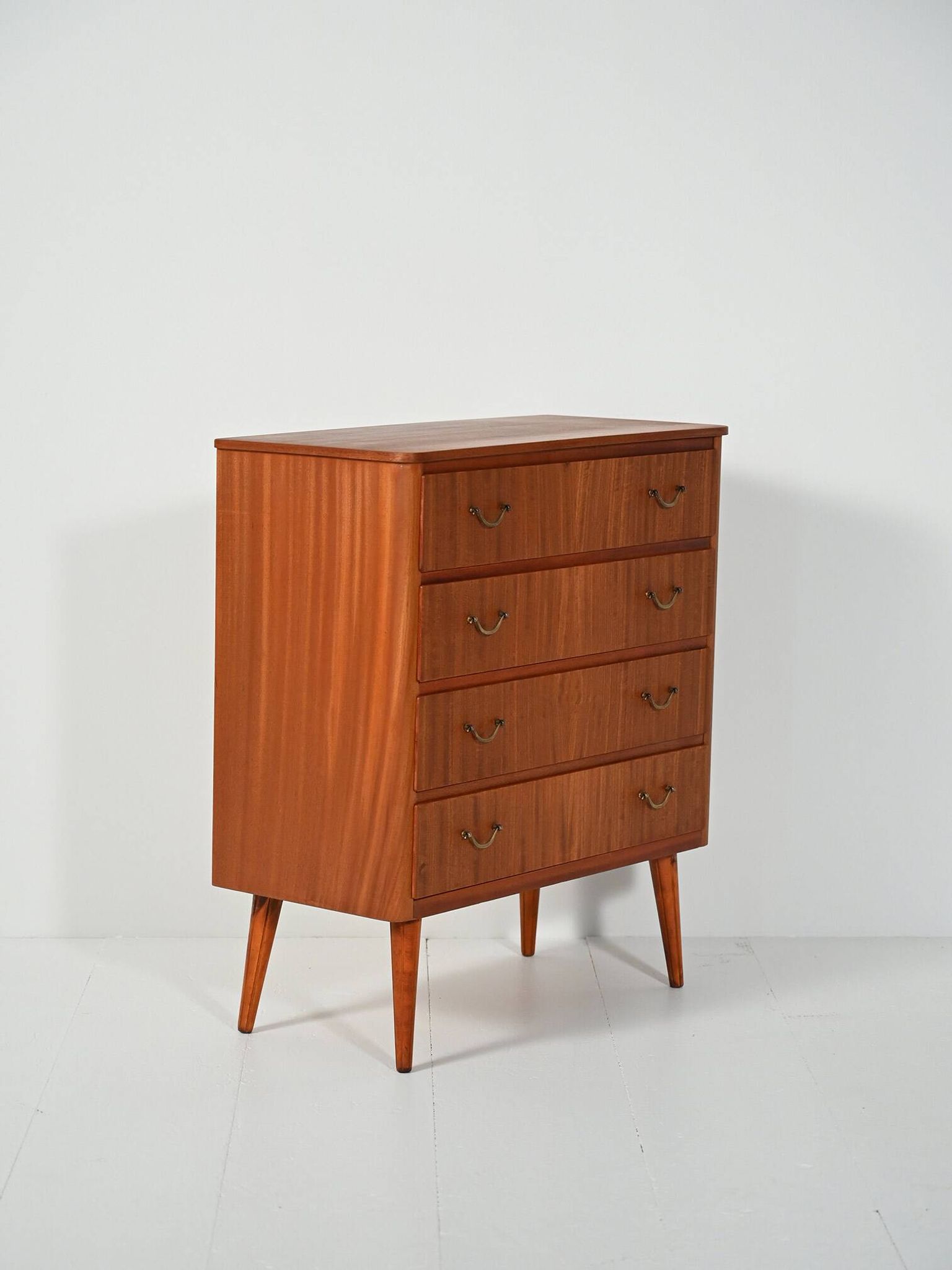 Scandinavian mahogany chest of drawers, 1950s