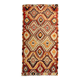 Red Brown Tribal Turkish Kilim Rug 146x292Cm SK 35174
