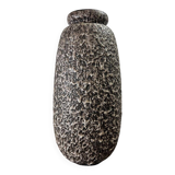 Vintage brown beige ceramic vase