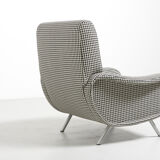 Armchair Lady flesh by Marco Zanuso for Arflex Italian Vintage