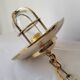 Marine suspension in brass and glass