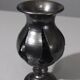 Jean Marais in Vallauris Black glazed candle holder 1970s