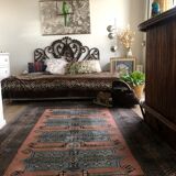 Vintage wool oriental rug - 245x157cm
