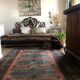 Vintage wool oriental rug - 245x157cm