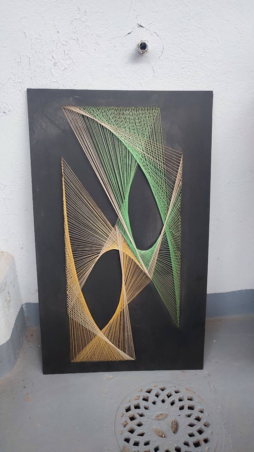 Tableau fil tendu vintage