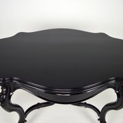 Napoleon III violin table in blackened wood, France, circa 1870