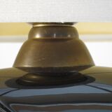 70's ceramic lamp, draped effect base