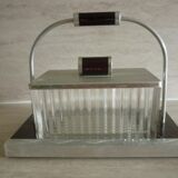 Bonbonnière on art deco mirror tray 1930