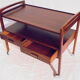 Danish rosewood dessert table edited by Arrebo Mobler