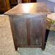 Antique American-style vintage desk with pedestal