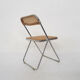 Webbing folding chair by Giancarlo Piretti for Castelli, model Plia, Italy 1967