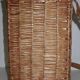 Old artisanal wicker picnic basket 50