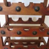 Solid wood wine rack