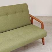 Green Banquette Daybed from Czechoslovakia 1960