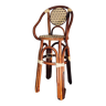 Rattan high chair