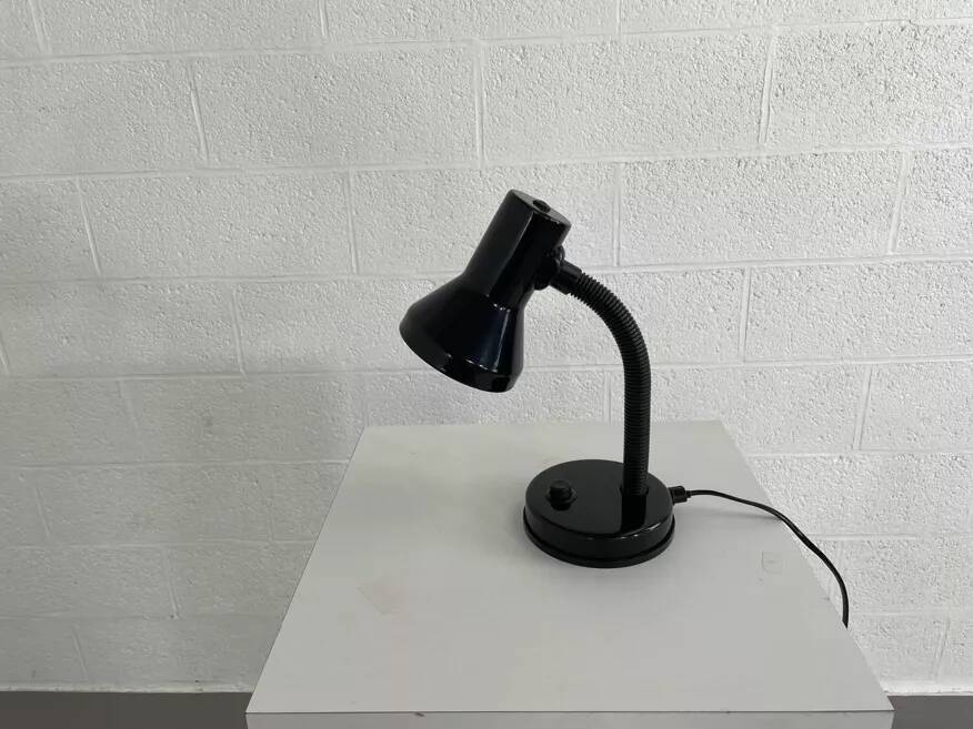 Lampe de bureau industriel noir