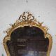 Napoleon III mirror bronze decoration of node and flowers 52 x 95 cm