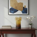 Resin vase design in Space Age style from the 1970s.