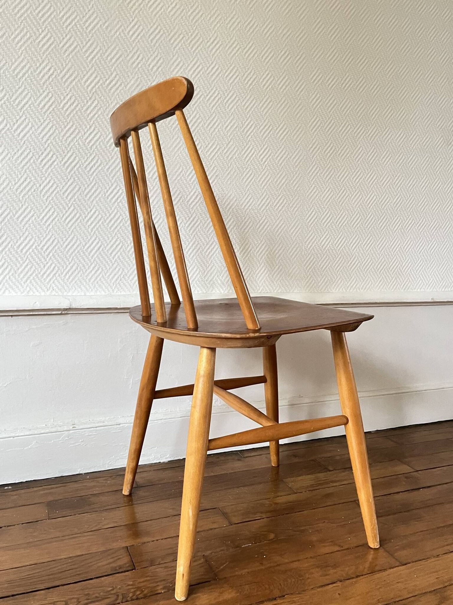 Scandinavian Fanett chairs by Ilmari Tapiovaara for Edsby Verken, Sweden, 1960s
