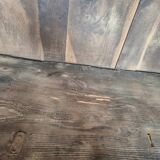 Armoire d'époque Louis XV 18éme en chêne et noyer massif Aérogommer