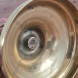 Pair of brass candle holders