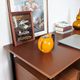 Industrial/craft desk from the 1970s; wood & metal.