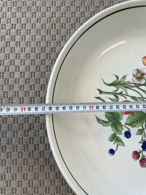 Large floral style presentation dish