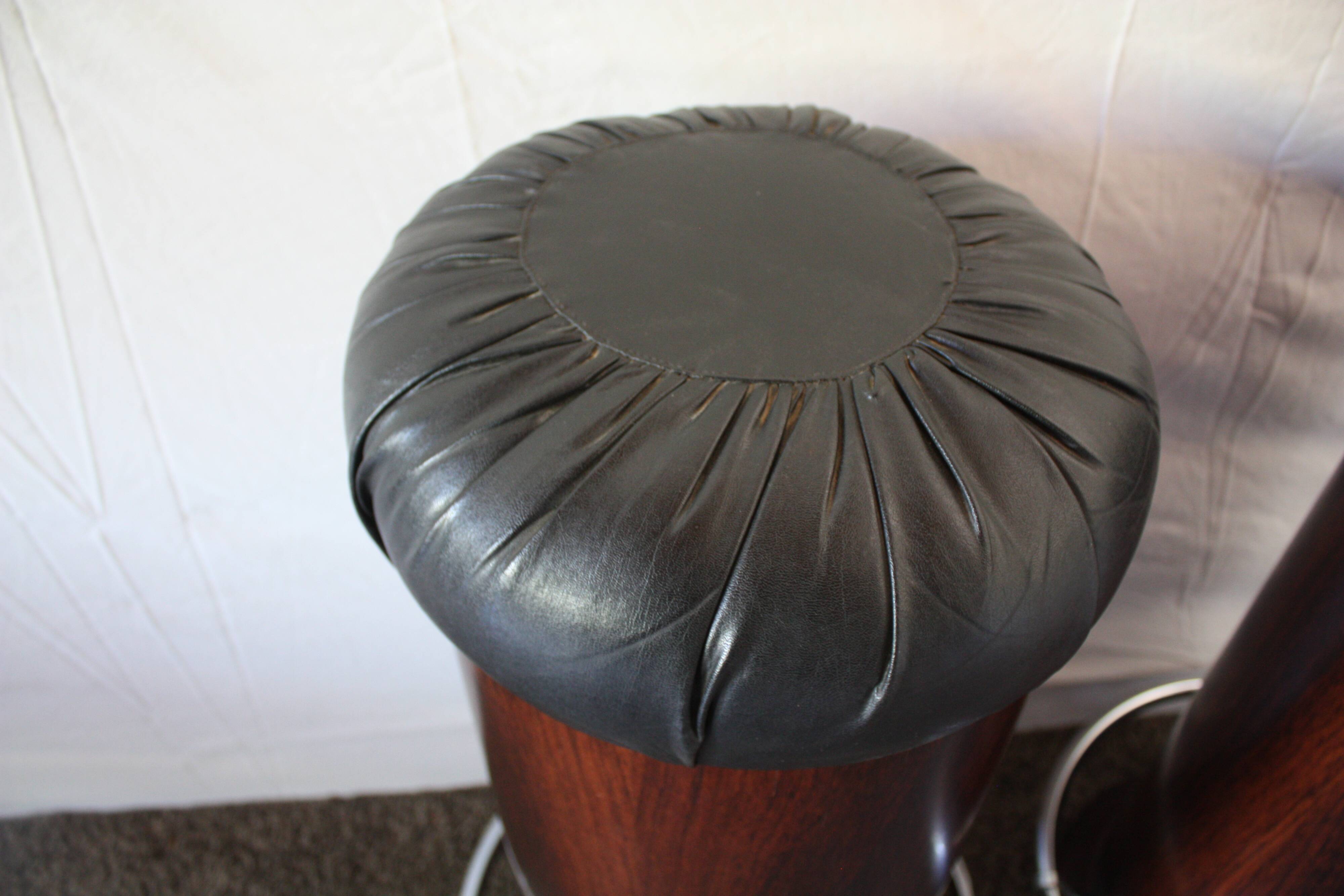 Art deco style rosebar stools