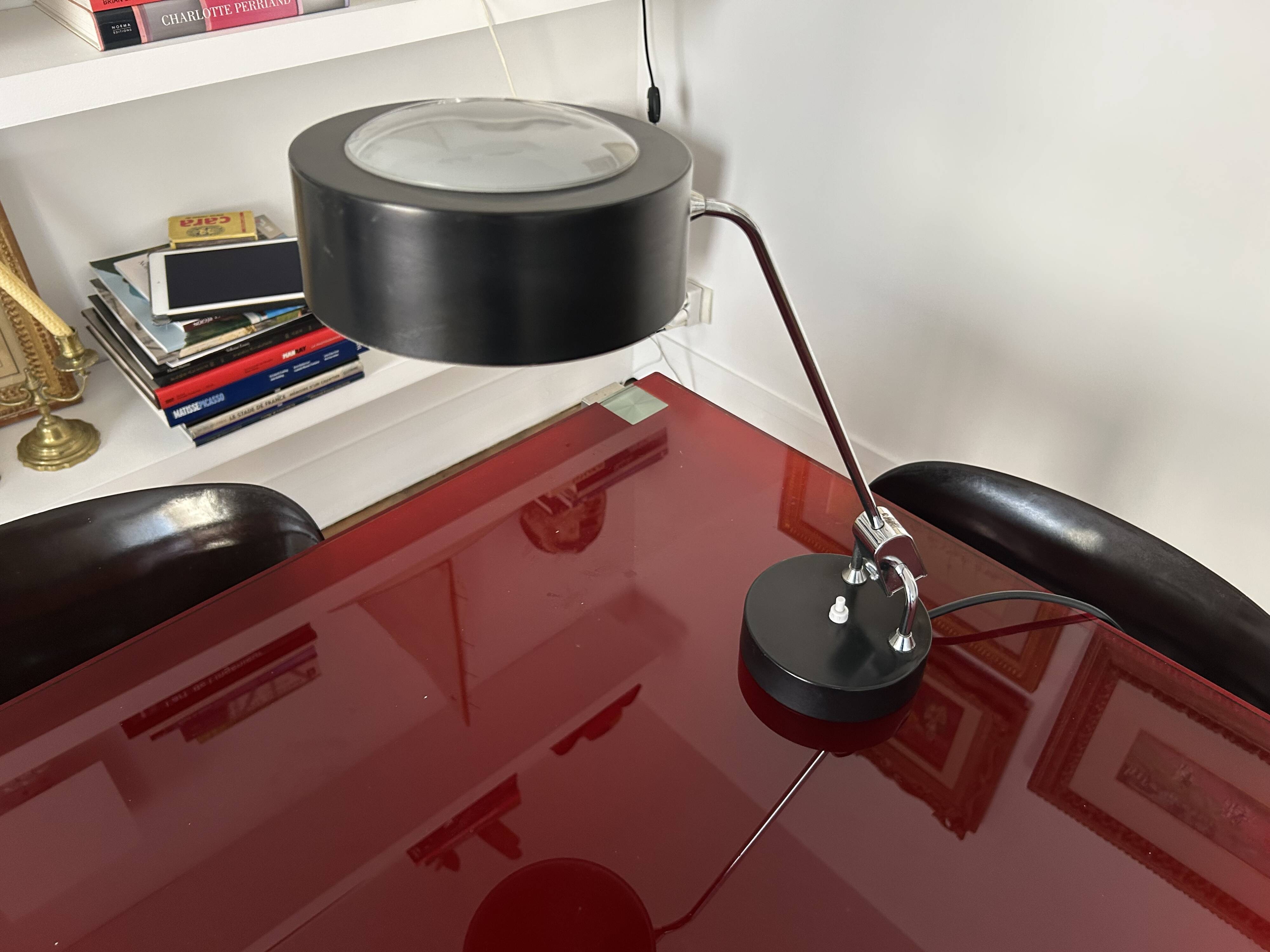Rare JUMO desk lamp – Model ZF2 by Charlotte Perriand