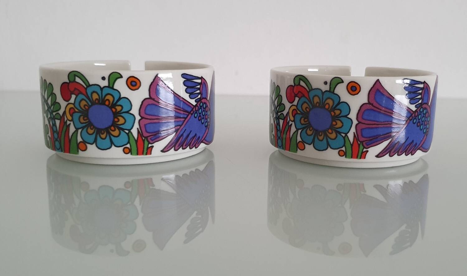 Set of 2 Villeroy & Boch “Acapulco” ashtrays