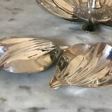 Vintage Olri silver metal candlestick