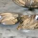 Vintage Olri silver metal candlestick