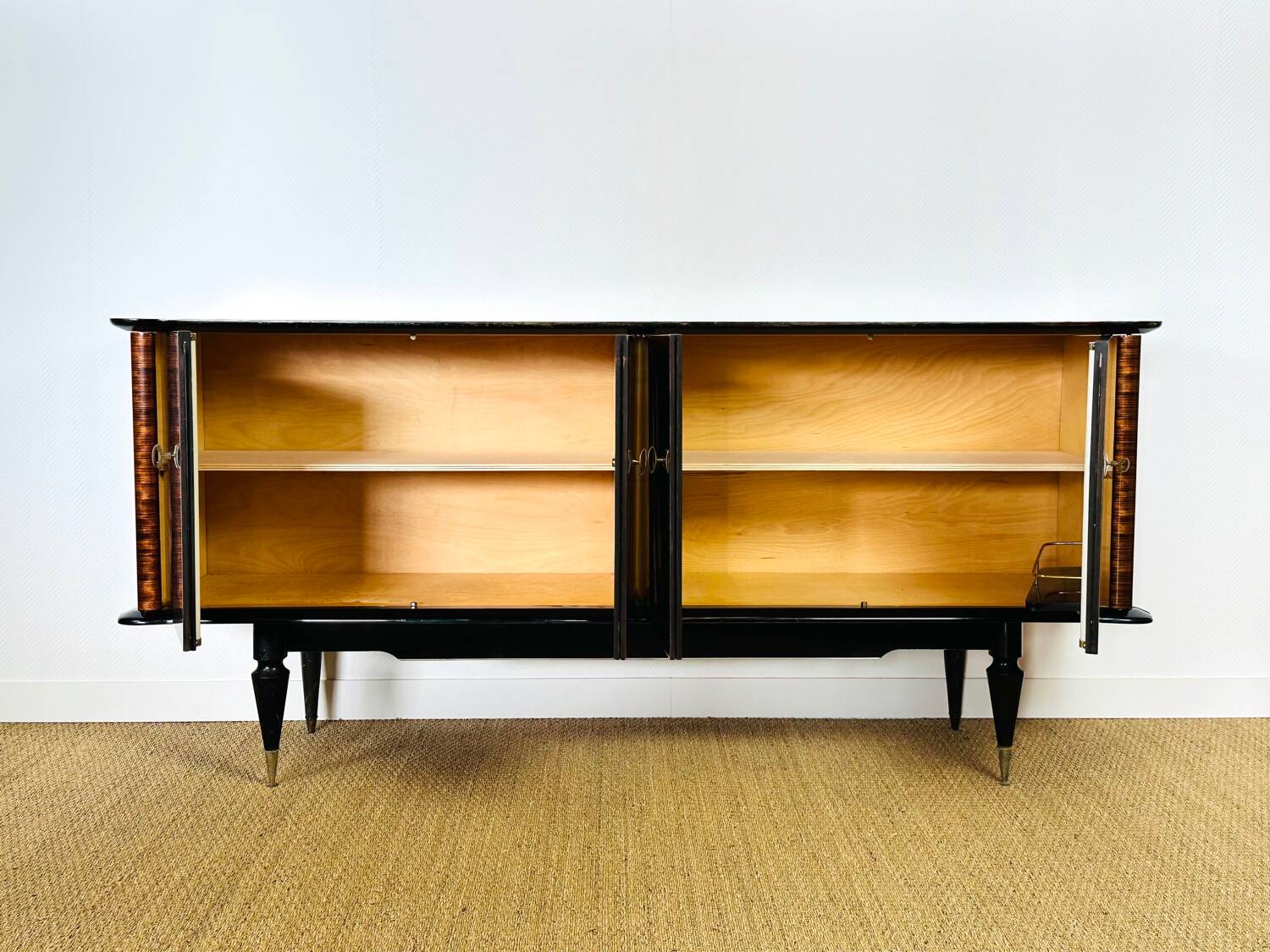 Art Deco buffet in Macassar ebony 1940