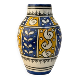 Antique glazed ceramic vase, Nabeul, 1950s