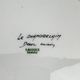 6 flat plates Limoges Le Chambrelain, woodland strawberry design, 25 cm